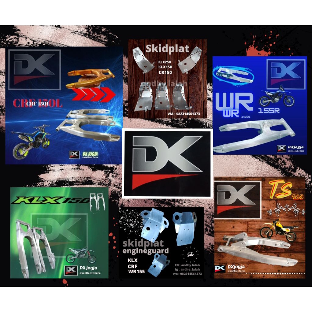 swing arm, lengan ayun , sapit udang DX custome panjang 67 - 70cm. pnp klx150, crf150L, ts125
