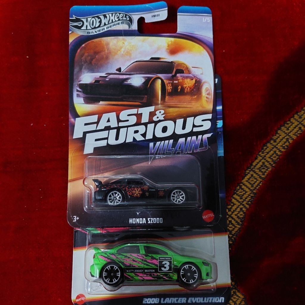 paket hemat hot wheels honda S2000 & mitsubishi lancer