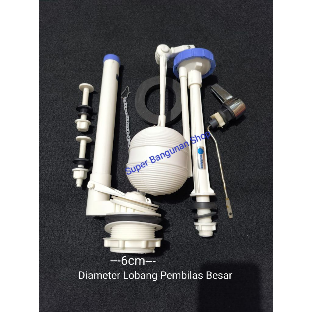 Pelampung dalaman closet duduk Engkol depan model toto / Spare part closet duduk Engkol depan