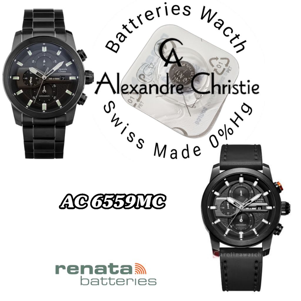 battrai jam tangan Alexander Christie 6559mc battrai jam tangan pengganti