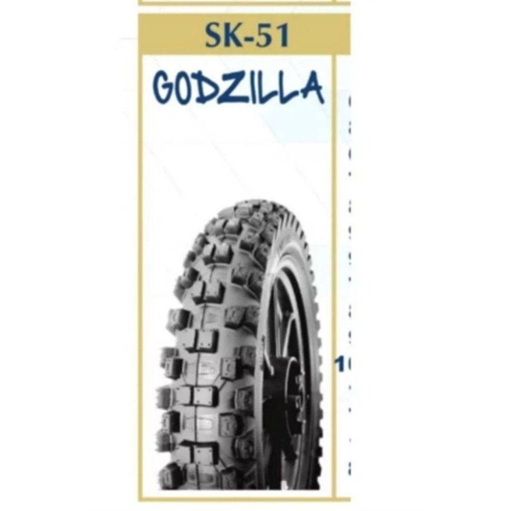 BAN LUAR MOTOR CROSS RING 16 PRIMAX GODZILA SK51 90/100-16 CROSS TUBE TYPE KLX DTRACKER OLD TRAIL