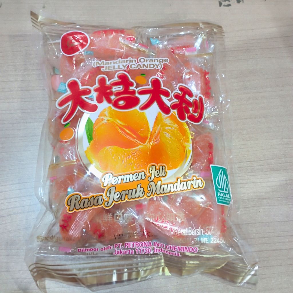 

Permen Jeli Rasa Jeruk Mandarin / Mandarin Orange Jelly Candy