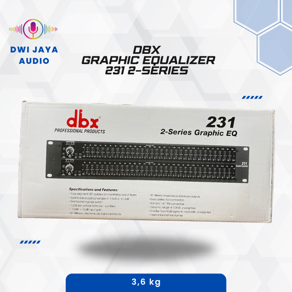 DBX Equalizer 231 | Equaliser DBX 231