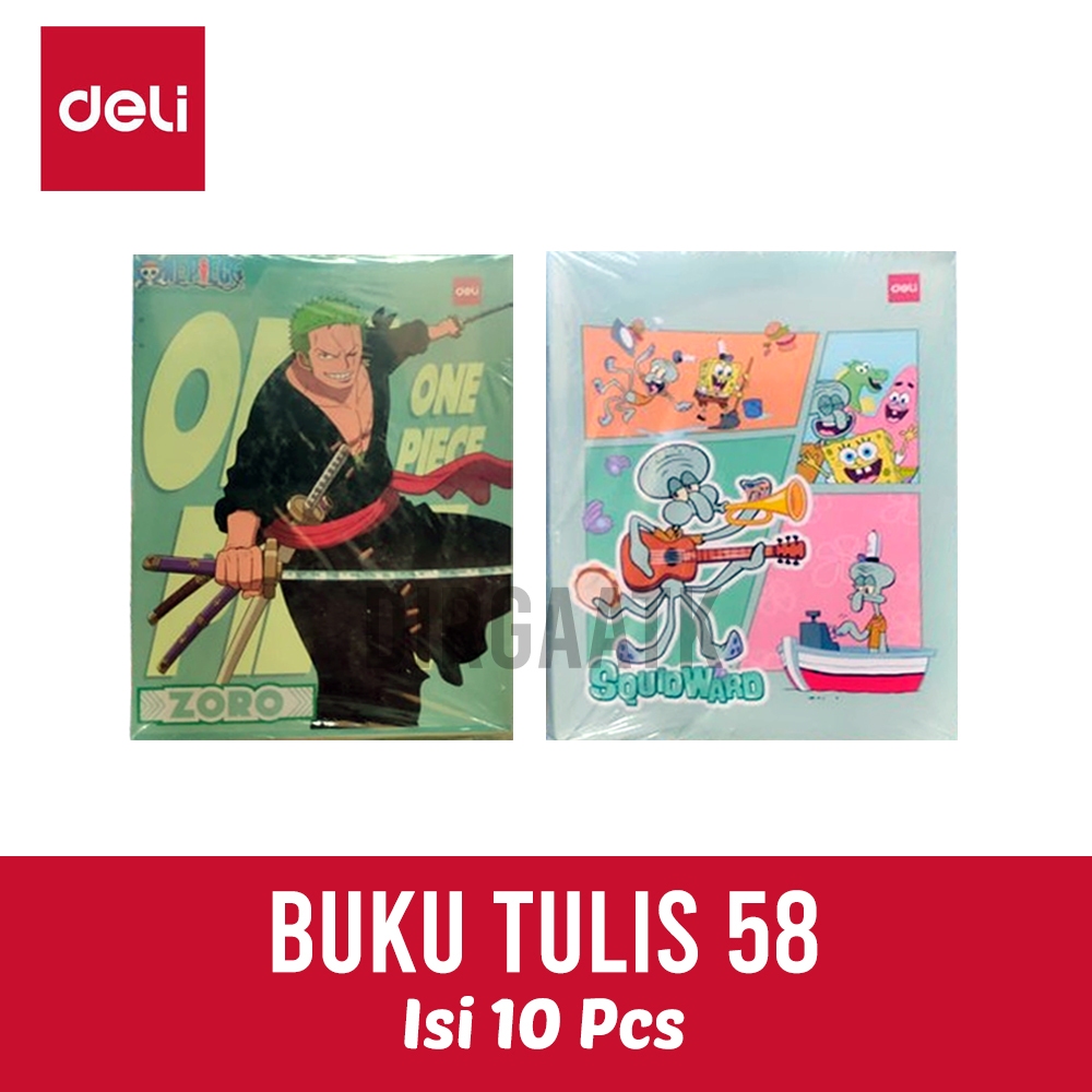 

Deli Buku Tulis 58 Buku Tulis Garis A5 isi 58 Lembar