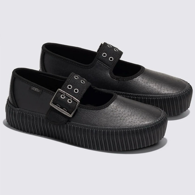 Vans Mary Jane Creeper Leather - Black