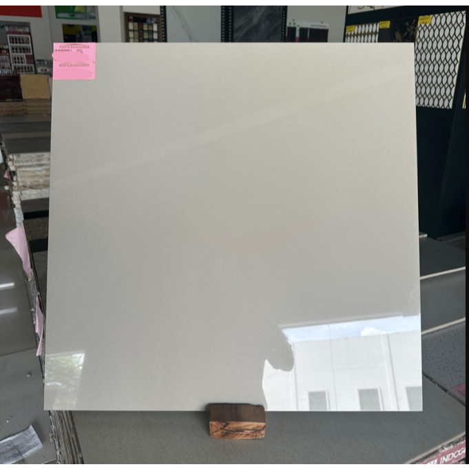 Granit 60x60 Lantai Cream Polos Rixo KW 1 Granit Lantai Glossy KW1 / Granit Lantai Murah/ Granit 60x
