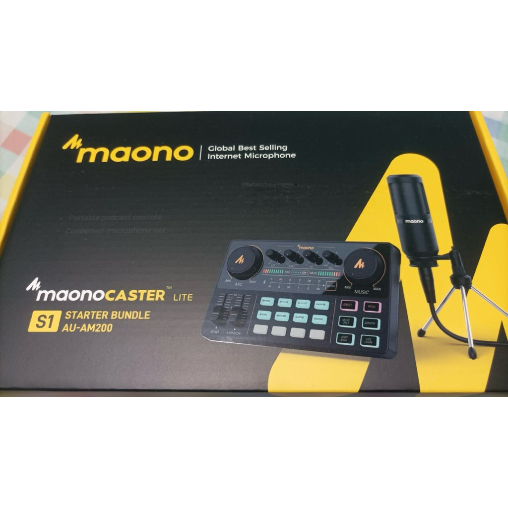 MAONO AM200S1 Kit Soundcard Audio Podcast
