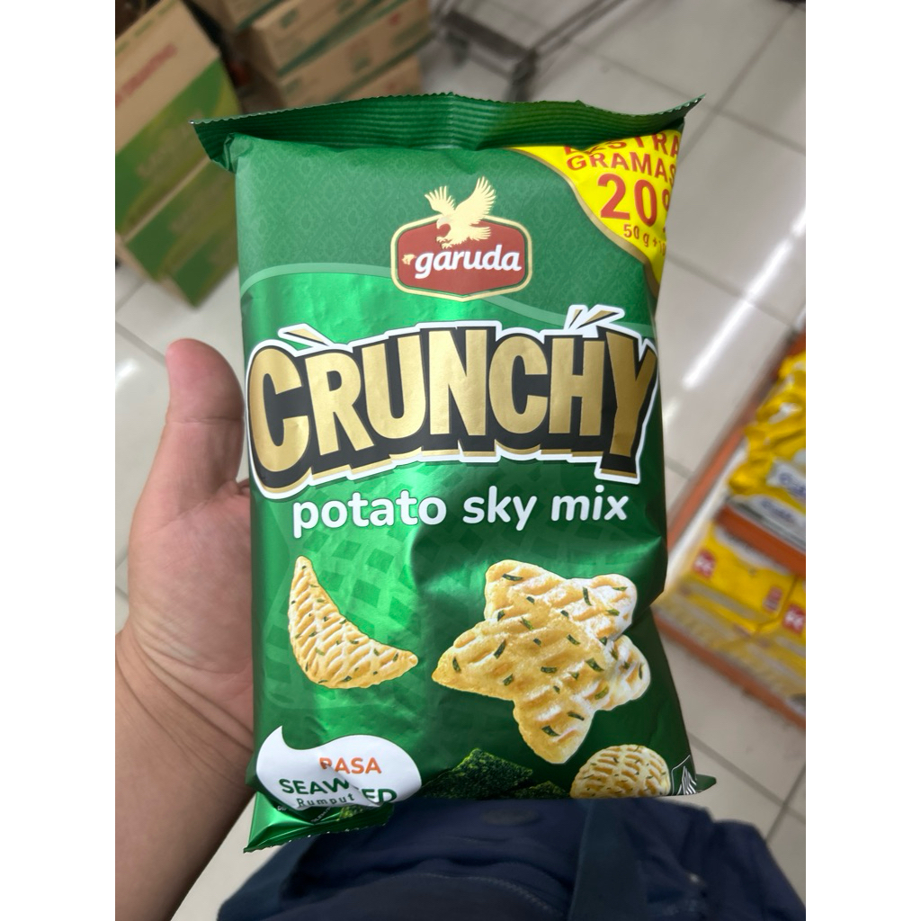 

Garuda Crunchy Potato sky mix seaweed 50gr