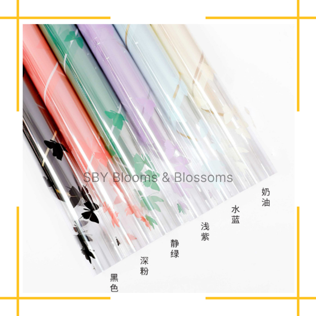 

KB6125 Kertas Buket Butterfly Cellophane Flower Wrapping Kertas Kado Ecer