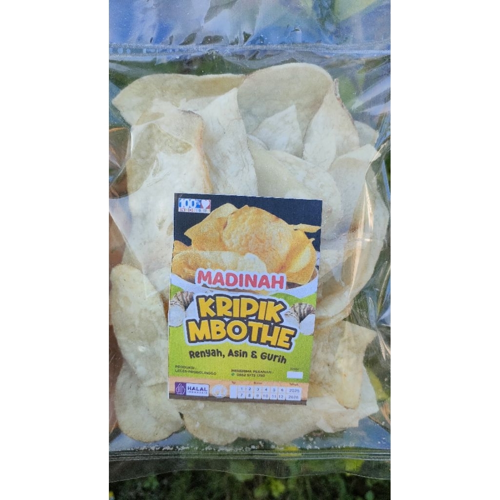 

keripik mbothe 1 kg asin gurih
