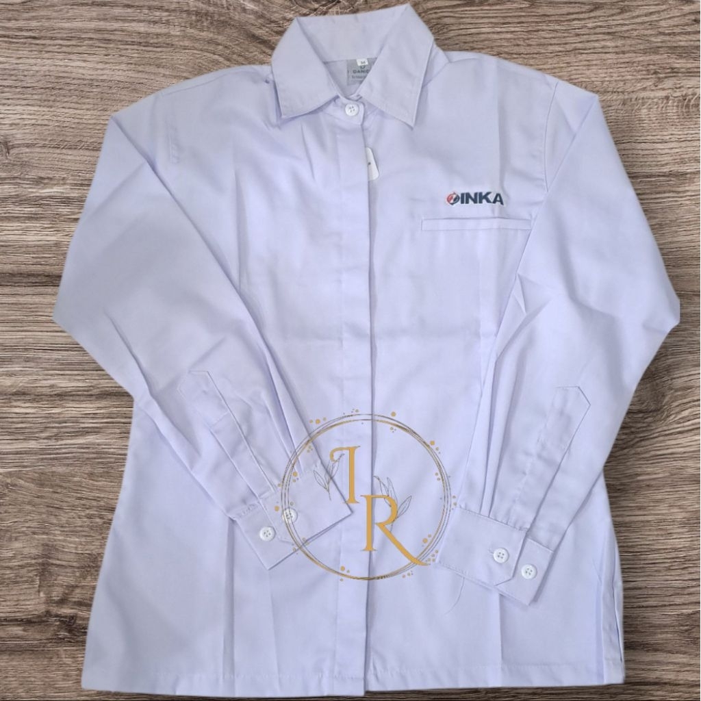 kemeja PT INKA seragam PT INKA baju PT INKA model cewek/slimfit