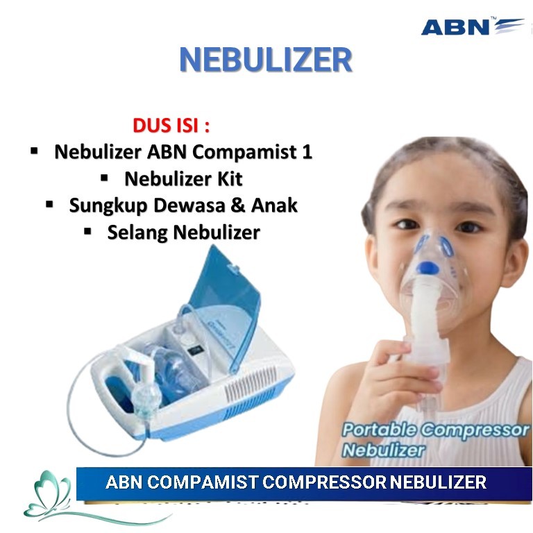 Nebulizer Compamist /Nebulizer Portable /Nebulizer / Alat uap sesak nafas asma / alat nebulizer uap