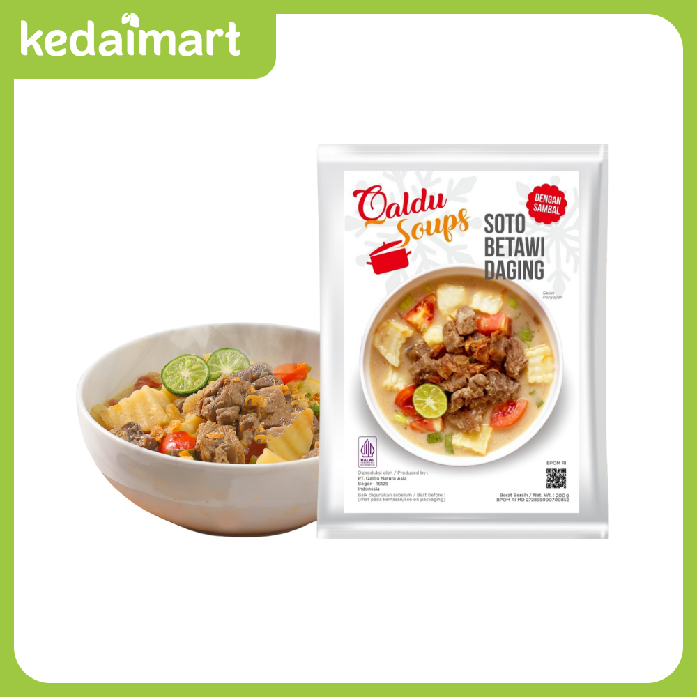 

Qaldu Soups Soto Betawi Daging 200 Gram