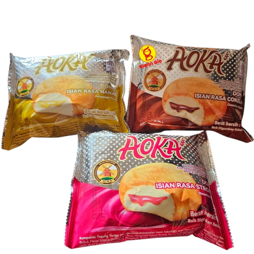 

Roti Donat isi Selai Aoka