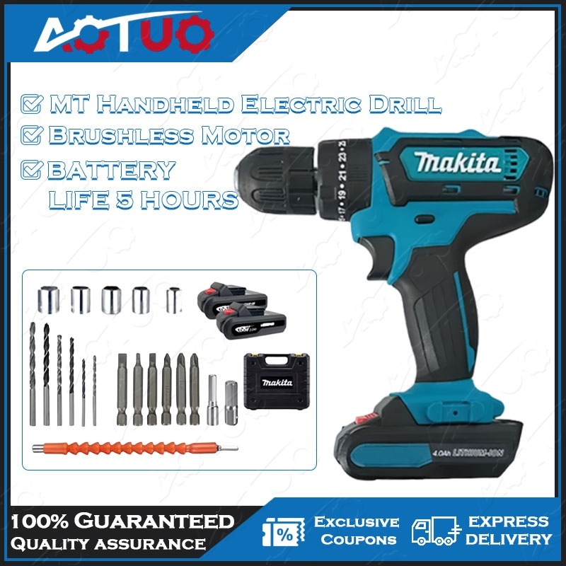 Bor Tanpa Kabel  HP331 Bor Tangan Bor Impact Alat Bor Obeng Elektrik / Bor Makita Original