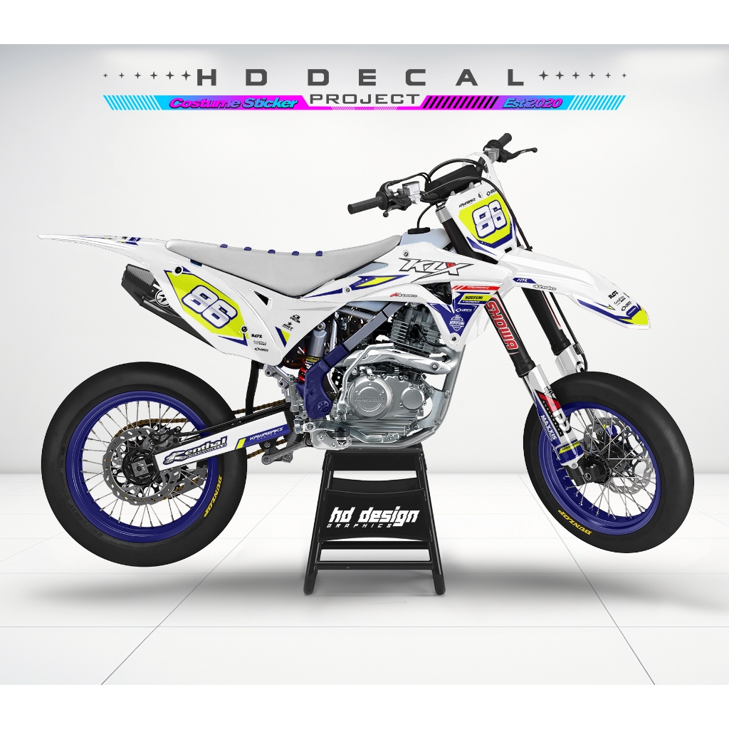 DECAL KLX GORDON PREMIUM GLOSY COSTUME DESIGN / DECAL KLX GORDON FULL BODY