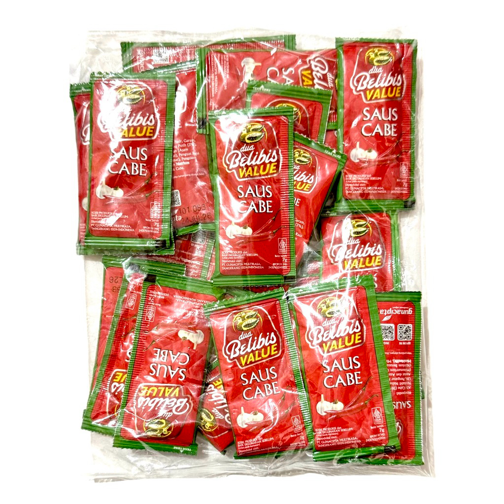 

Dua Belibis Value Saus Cabe Sachet 25 pcs