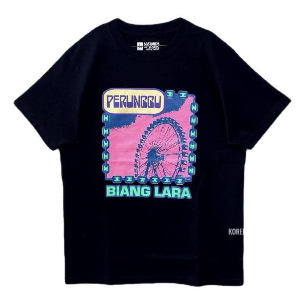 Kaos Tshirt BAND PERUNGGU -BIANG LARA Bahan Tebal Cotton Combed 24s