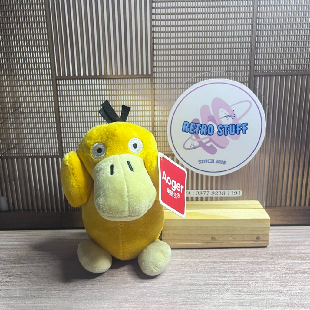 Figure Keychain Plush Pokemon Psyduck Ori New Tag
