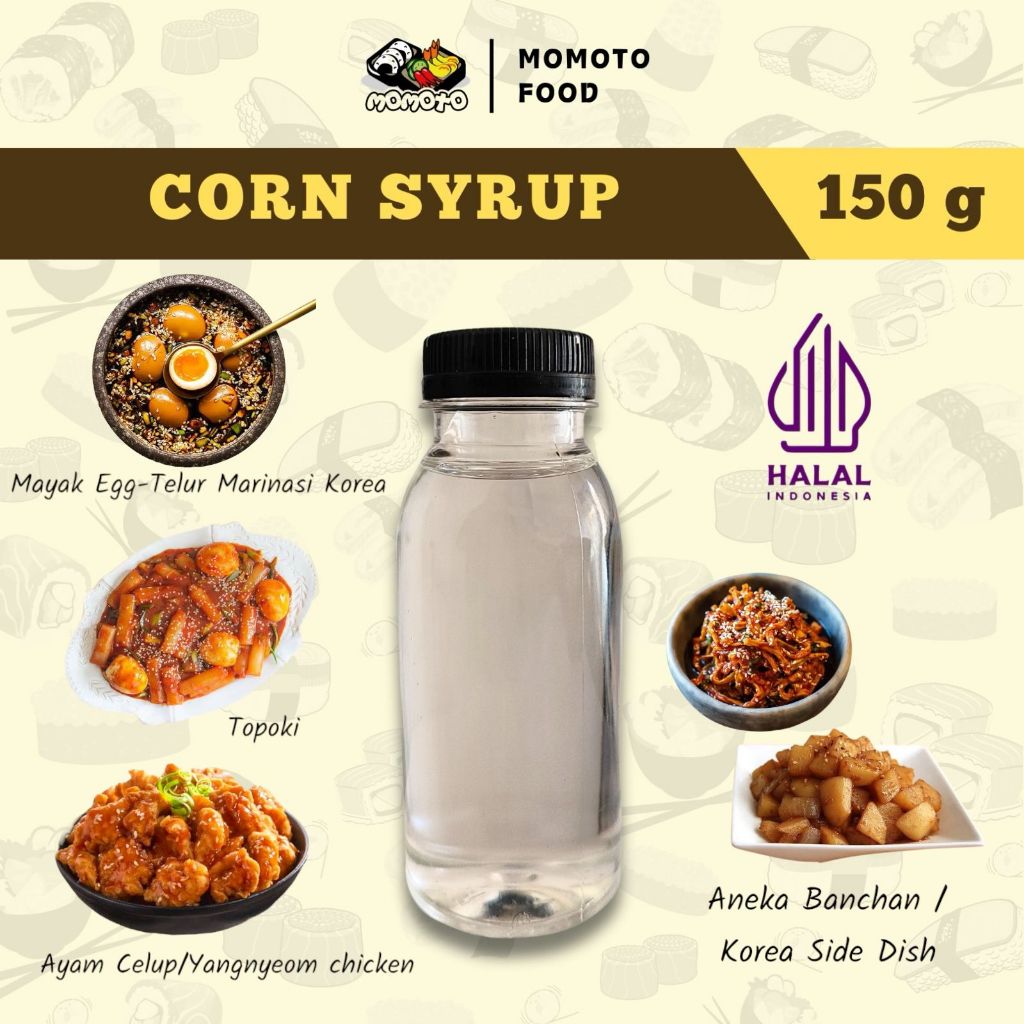 

Corn Syrup Halal 150 gram Korea Mulyeot Campuran ayam celup topoki banchan mayak egg