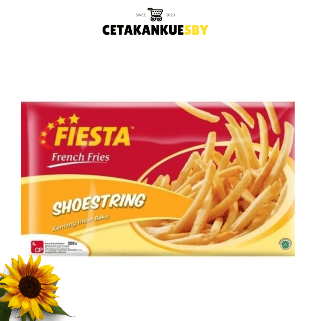 (CKS) Fiesta Kentang Shoestring Frozen 500Gr Kentang Goreng Beku Fiesta