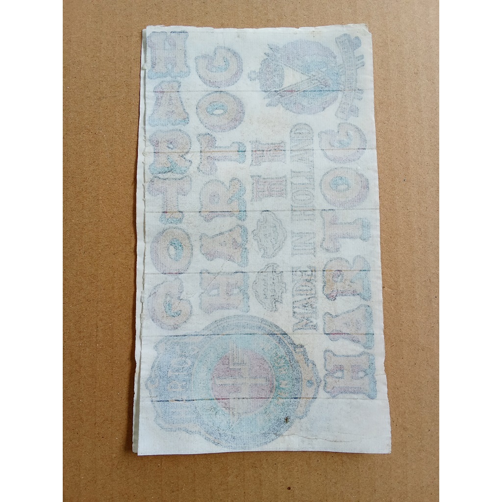 Transfer Merk Hartog Stiker Sepeda Onthel