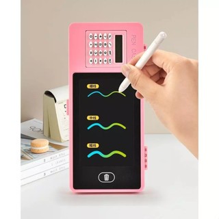 

KA (NEW)Kotak Pensil dan Kalkulator Digital Drawing Box / Tempat Alat Tulis Papan Coret Kreatif Anak
