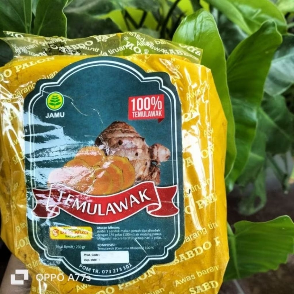 

temulawak tampa ampas 250 gr sambdo palon