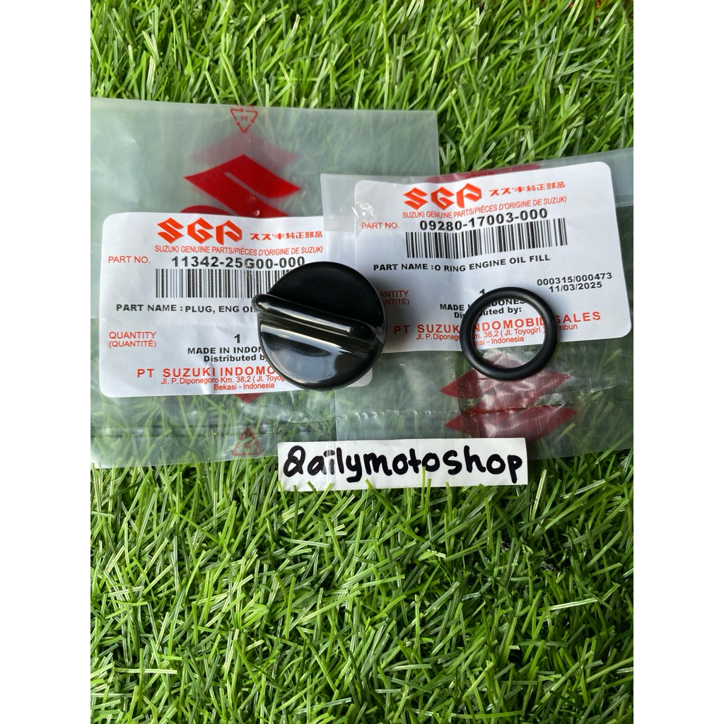 Plug Tutup Oli Mesin Atas Satria Fu Satria Fu Fi GSX R S 150 Raider Fi Original SGP