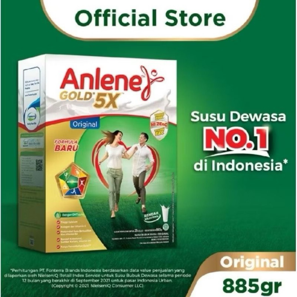 

ANLENE GOLD 5x SUSU KHUSUS DEWASA 850GR / BULAN RASA ORIGINAL / VANILA / COKLAT / BACA DESKRIPSI