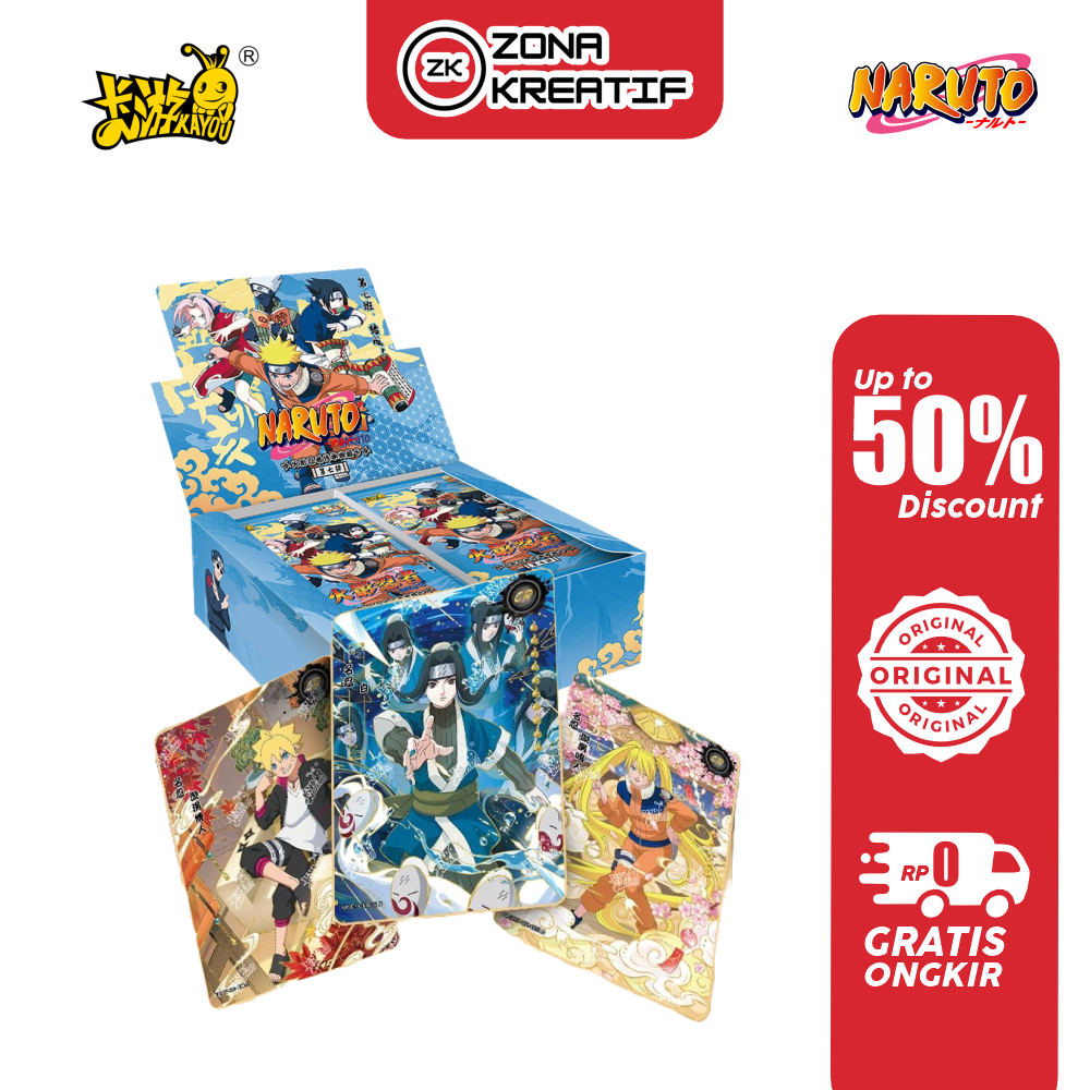 Zona Kreatif - Naruto – Smriti Collectible Card (Chapter Byou) Permainan Kartu Kayou Mainan Kartu An