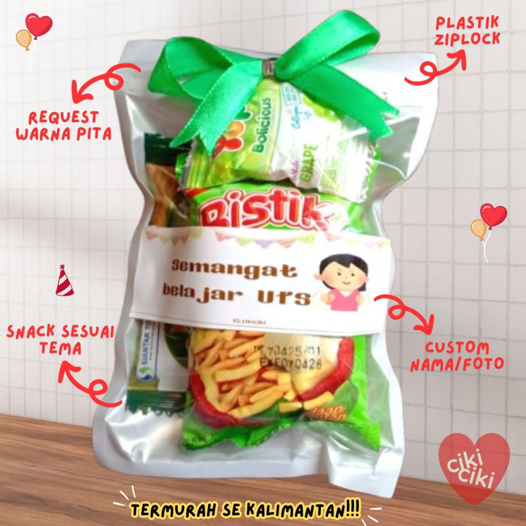 

Mini Gift Kado Snack Graduation Untuk Satu Kelas Hampers Lebaran Ulang Tahun Wisuda Sempro Freebies