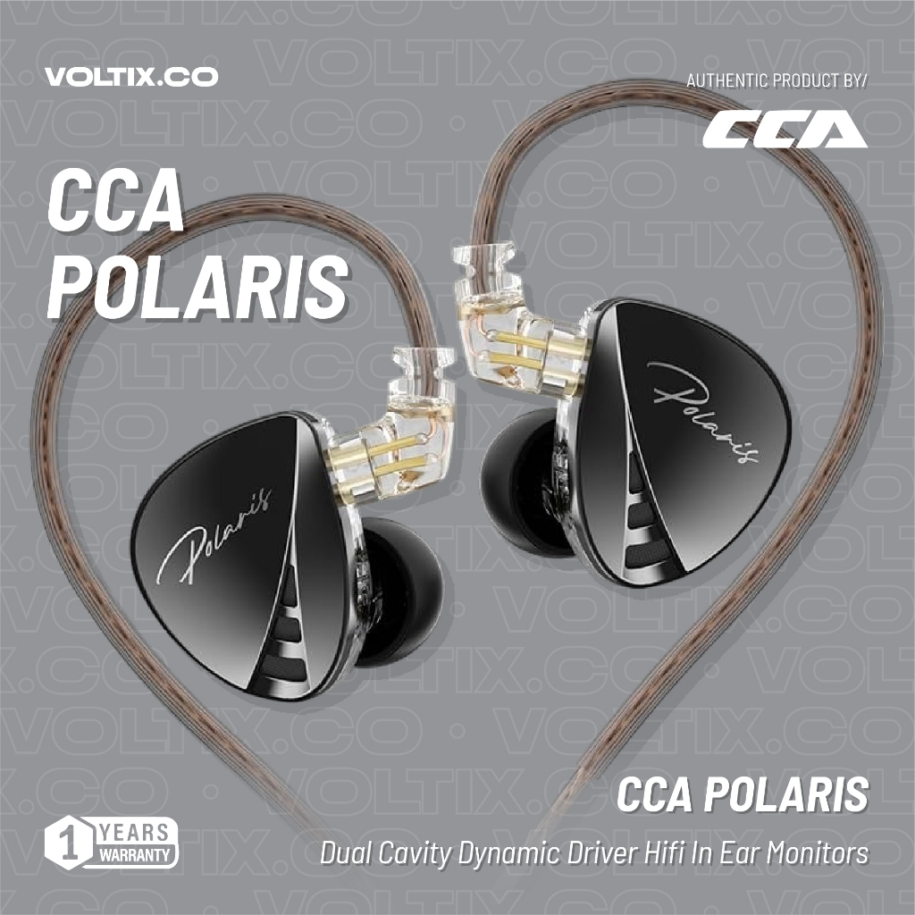 CCA Polaris with MIC In Ear 4 Tuning Switch Single DD Earphone Headset
