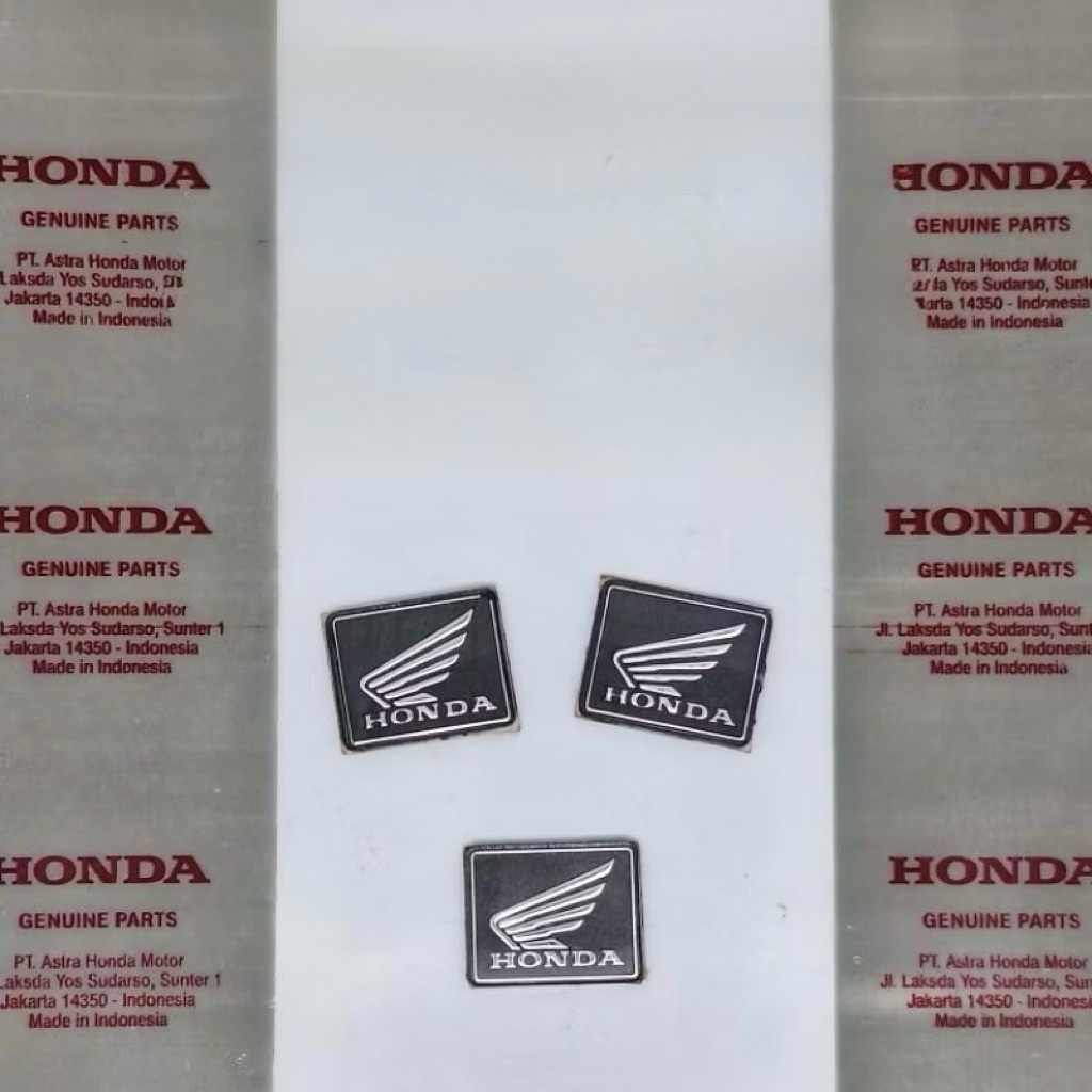 Emblem timbul logo honda sayap 3D batok Spidometer Honda  All Beat Vario Supra X 125 GTR ADV Blade C