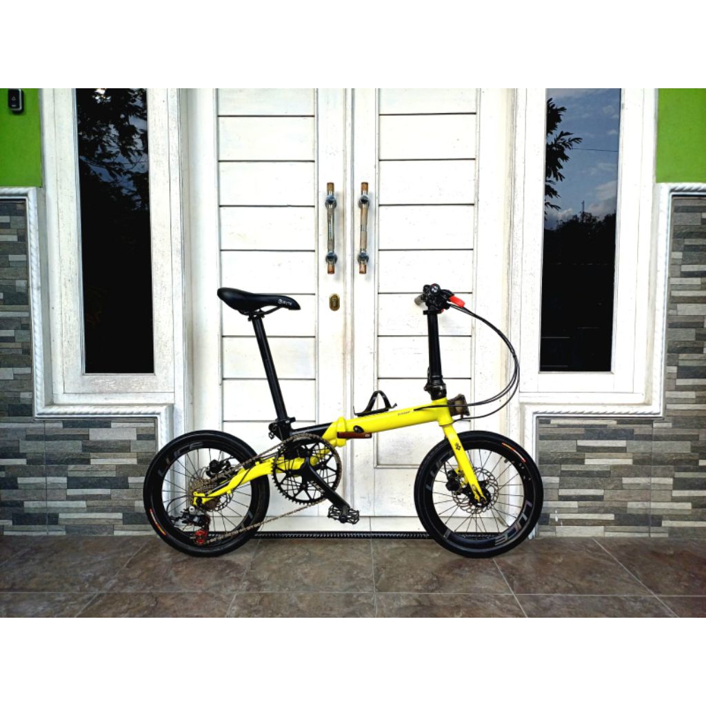 Sepeda Lipat Camp Hazy 11 Speed Second Full Aloy Seri Tertinggi Keluarga Camp