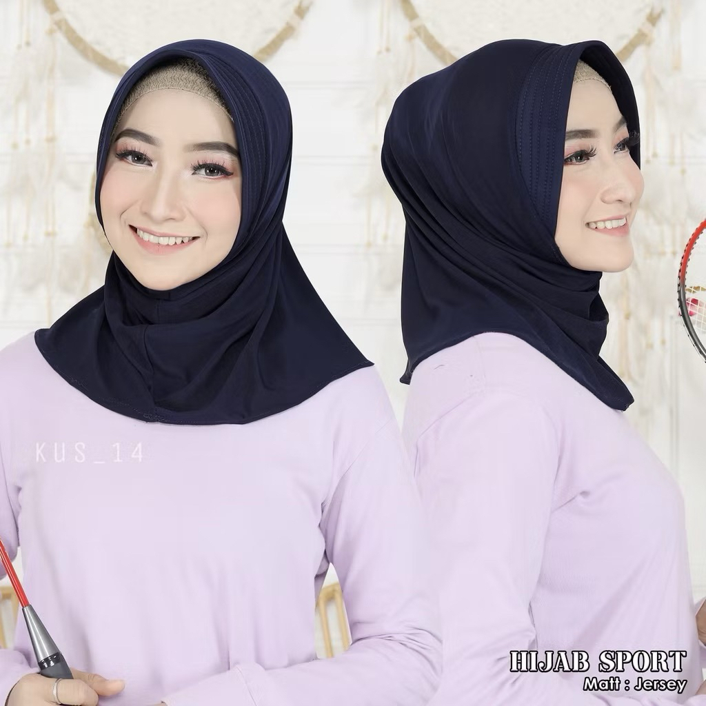 Hijab Sport Wanita Spandek Zoya Lembut Dan Adem hijab sport