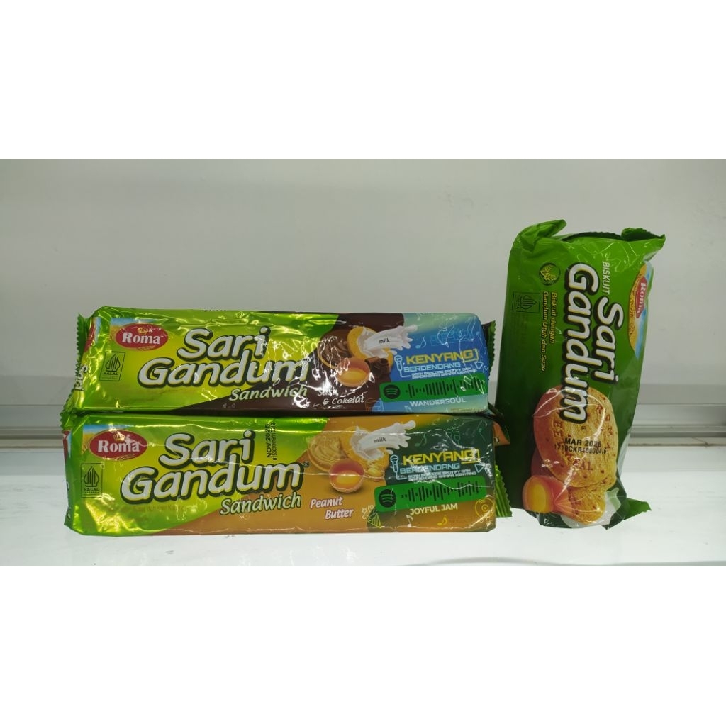 

Roma Sari Gandum Biskuit Sandwich 108/149gr