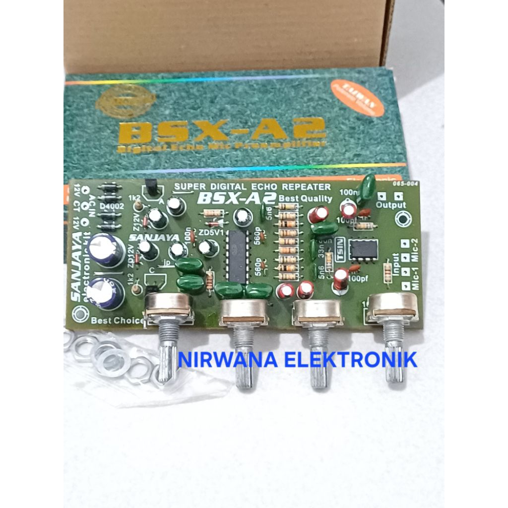 KIT TONE CONTROL DIGITAL ECHO MIC PREAMPLIFIER BSX-A2