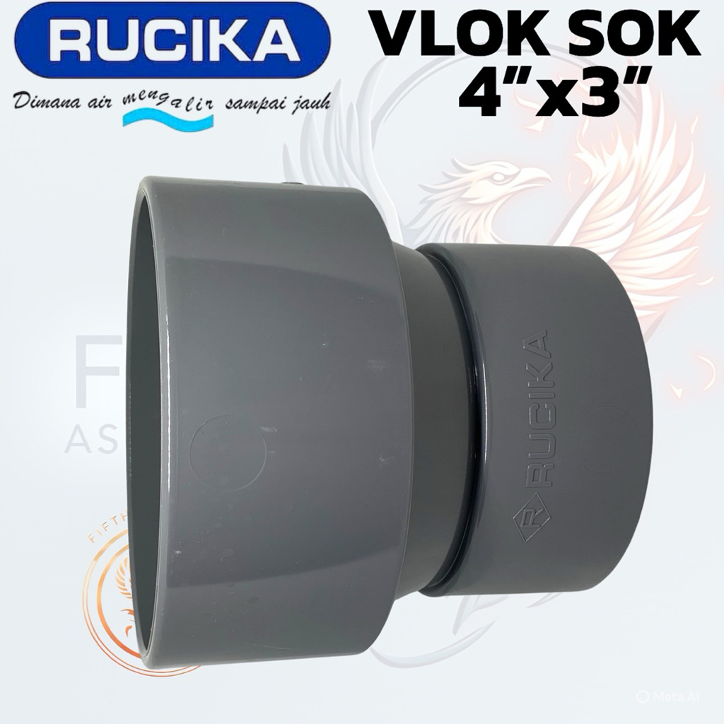 Vlok sok 4”x3” D rucika plok sok 4x3 reducer 4x3 in inch over sok 4x3