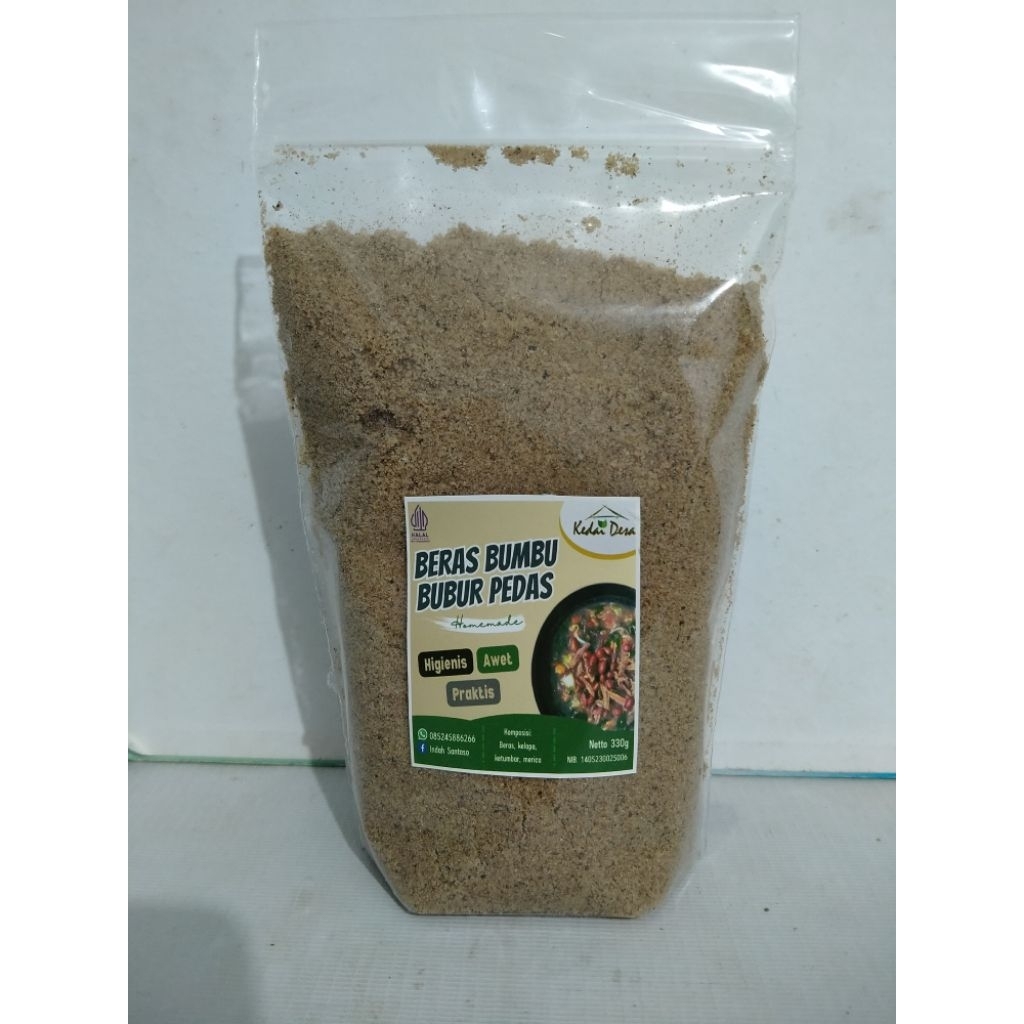 

Beras bumbu bubur pedas