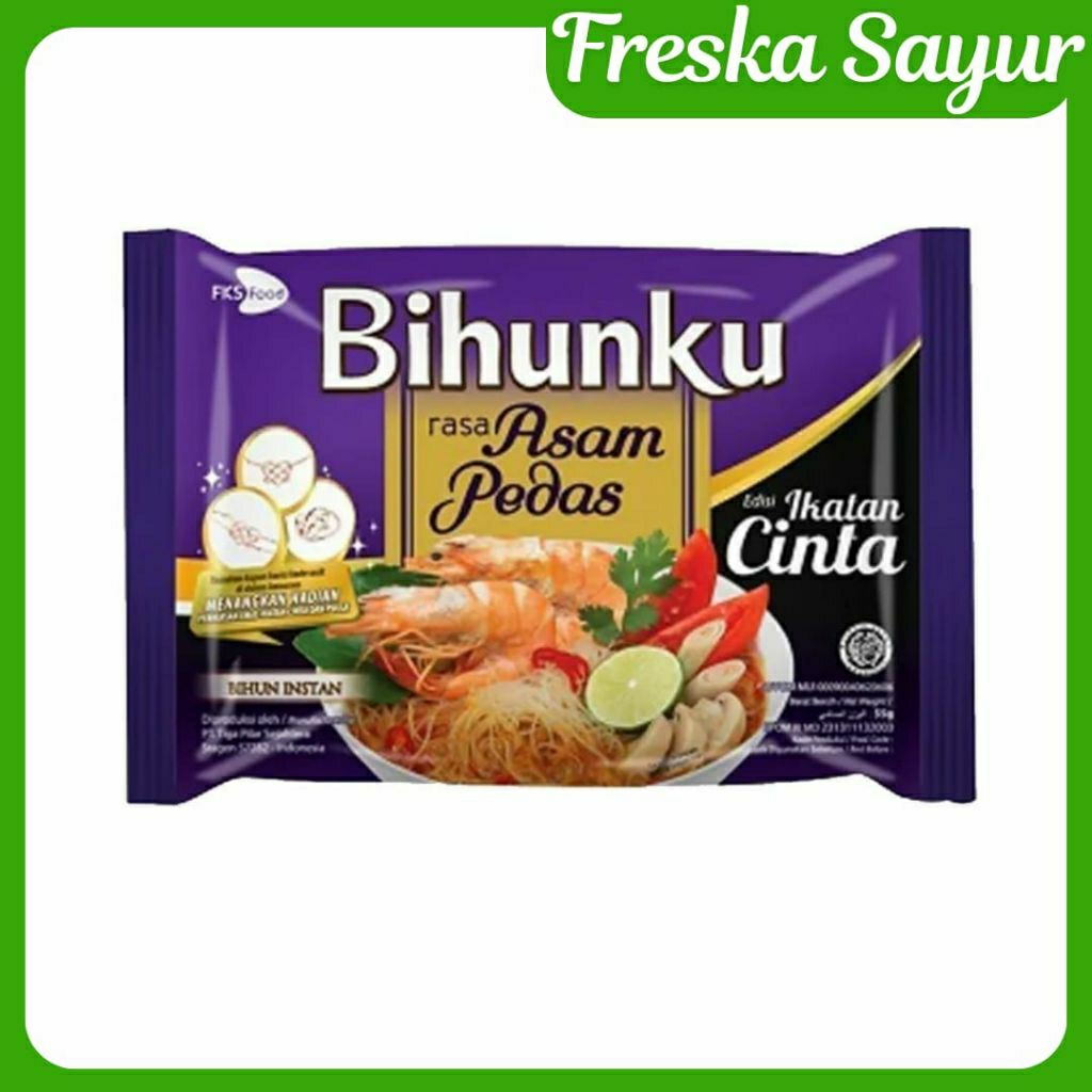 

Bihunku Bihun Rasa Asam Pedas 60 gr