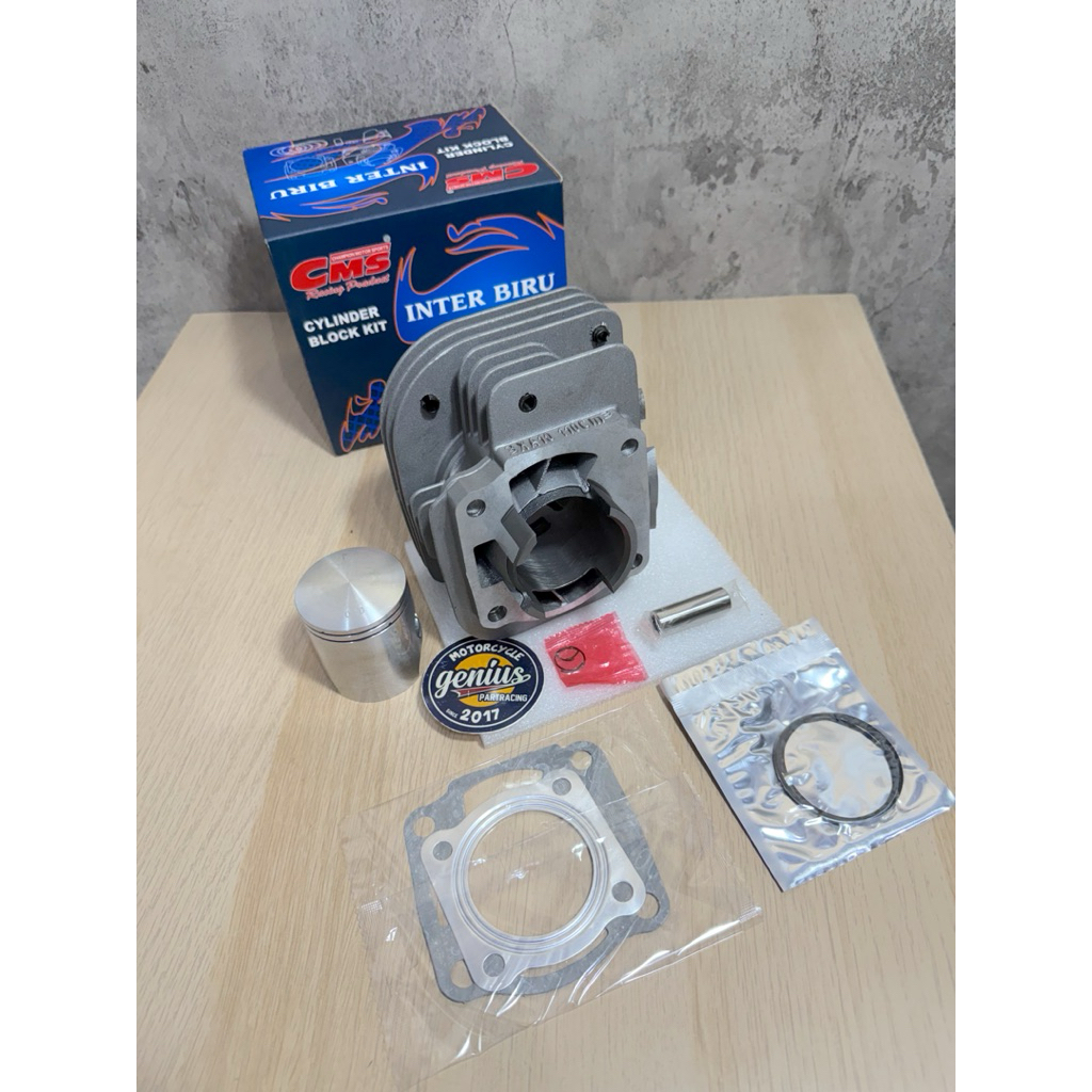 Blok Seher INTER BIRU F1ZR - Force 1 Uk 52,5MM | 56MM  EX 27 -TR 40 CMS / MOTO 1  KOREKAN  (PORTING)