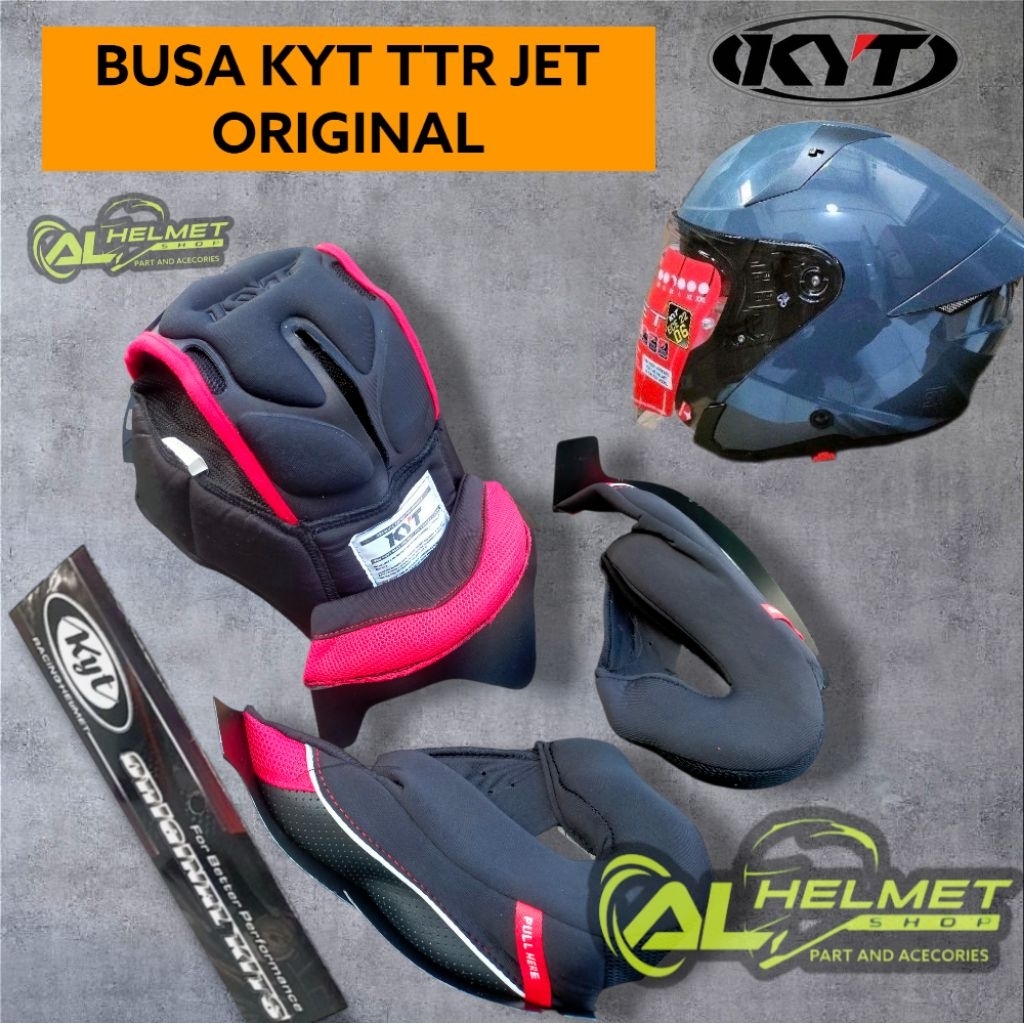 Busa ORI helm KYT TTR JET part original Daleman kyt ttr jet