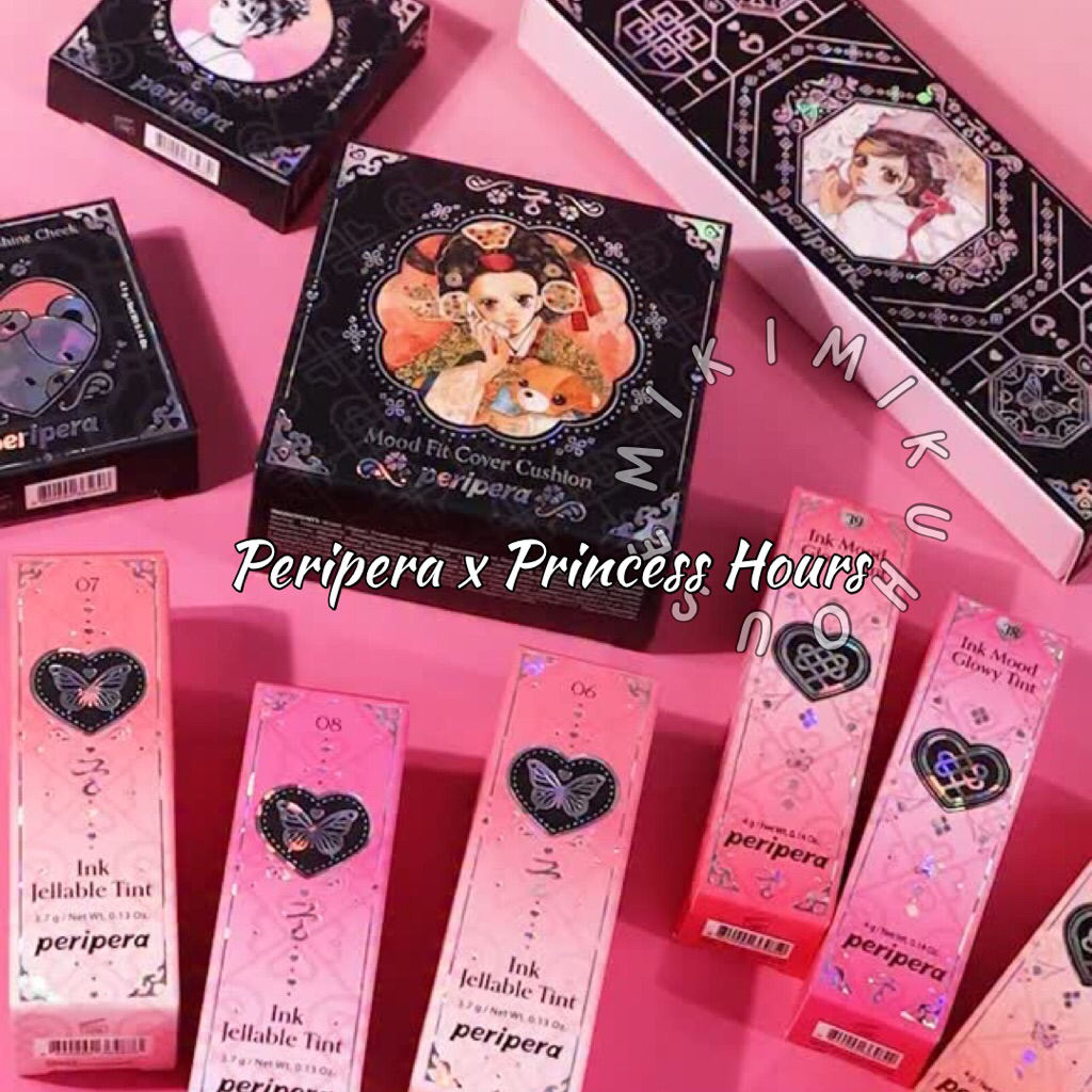 PERIPERA x PRINCESS HOURS GOONG PALACE MAKEUP INK MOOD GLOWY TINY JELLABLE MOOD FIT COVER CUSHION BL