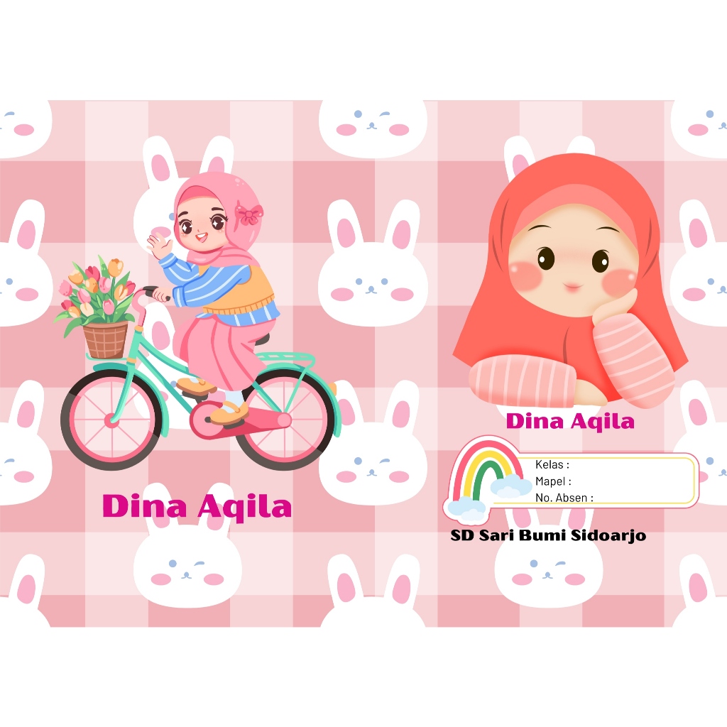 

SAMPUL BUKU TULIS A5 (SIDU) CUSTOM NAMA