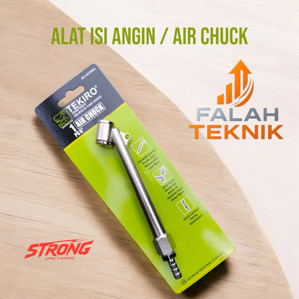 Alat Pengisi Angin Ban 6 inchi / Tyre Tire Chuck / Air Chuck 6" TEKIRO