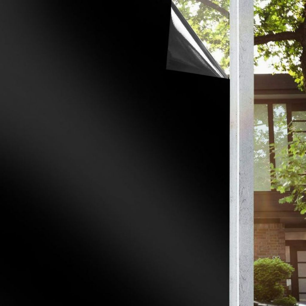 stiker Sanblast hitam untuk background Aquarium