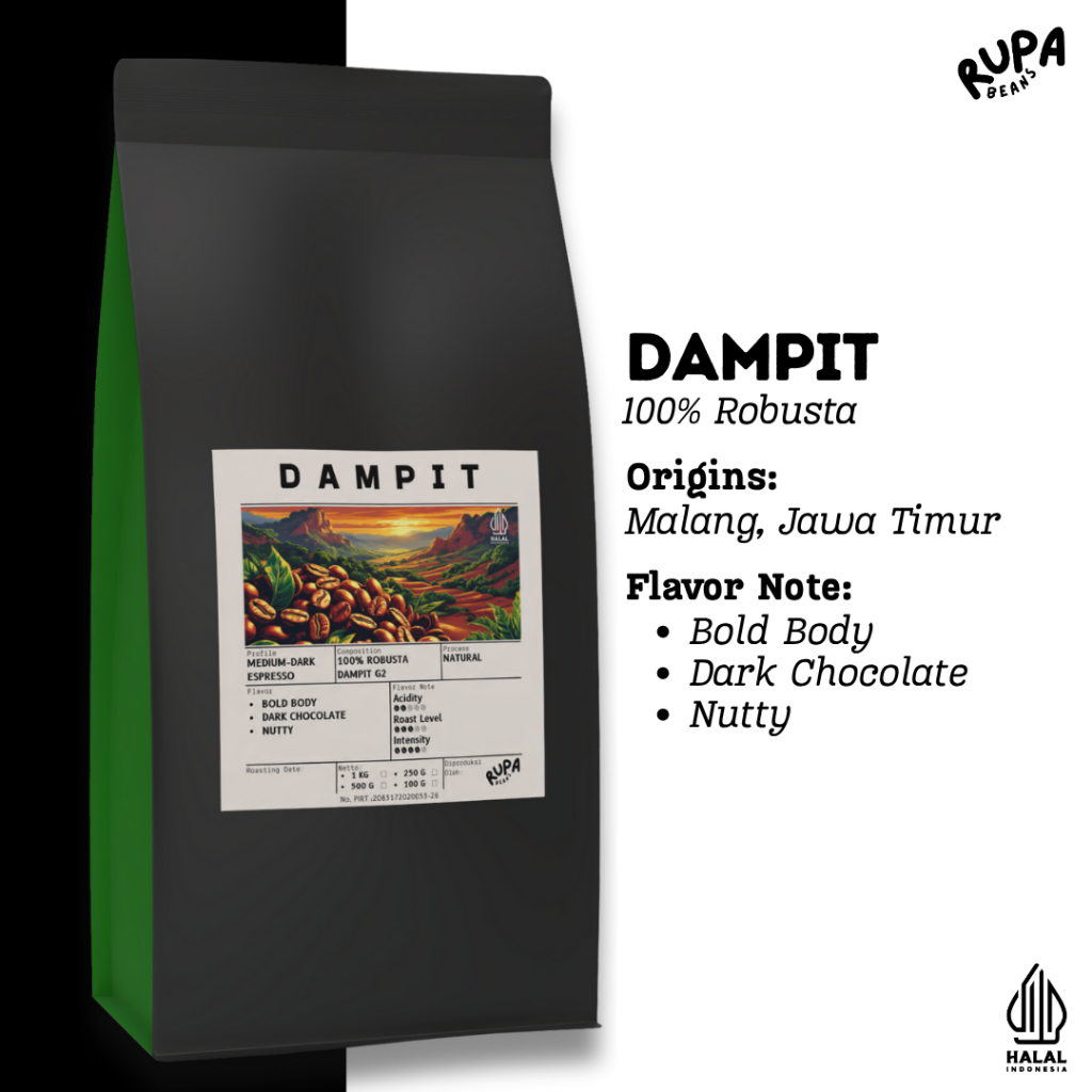 

Biji Kopi 100% Robusta Dampit Jawa by RupaBeans BEST PRICE