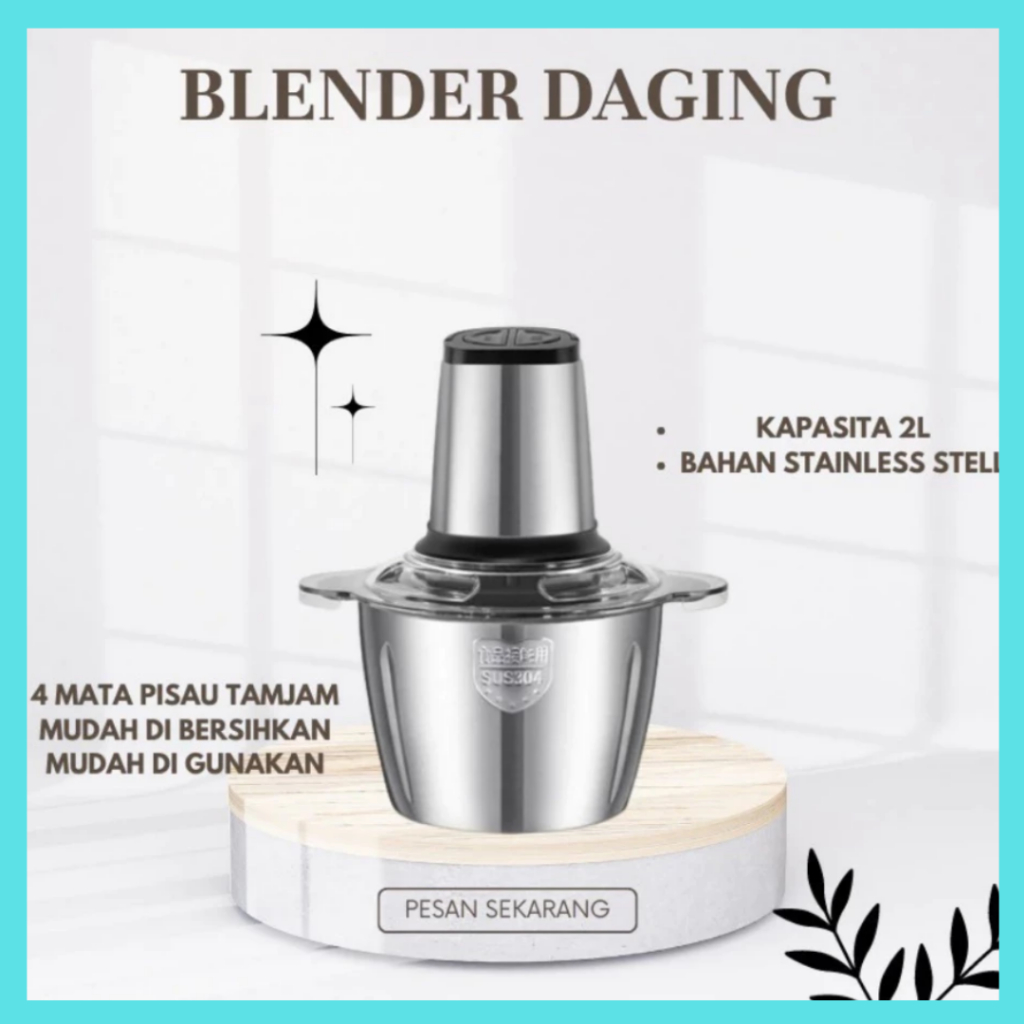 READY STOCK TERMURAH BLENDER DAGING STENLIS / COOPER / BLENDER BUMBU / BLENDER SERBAGUNA KWALITAS BA