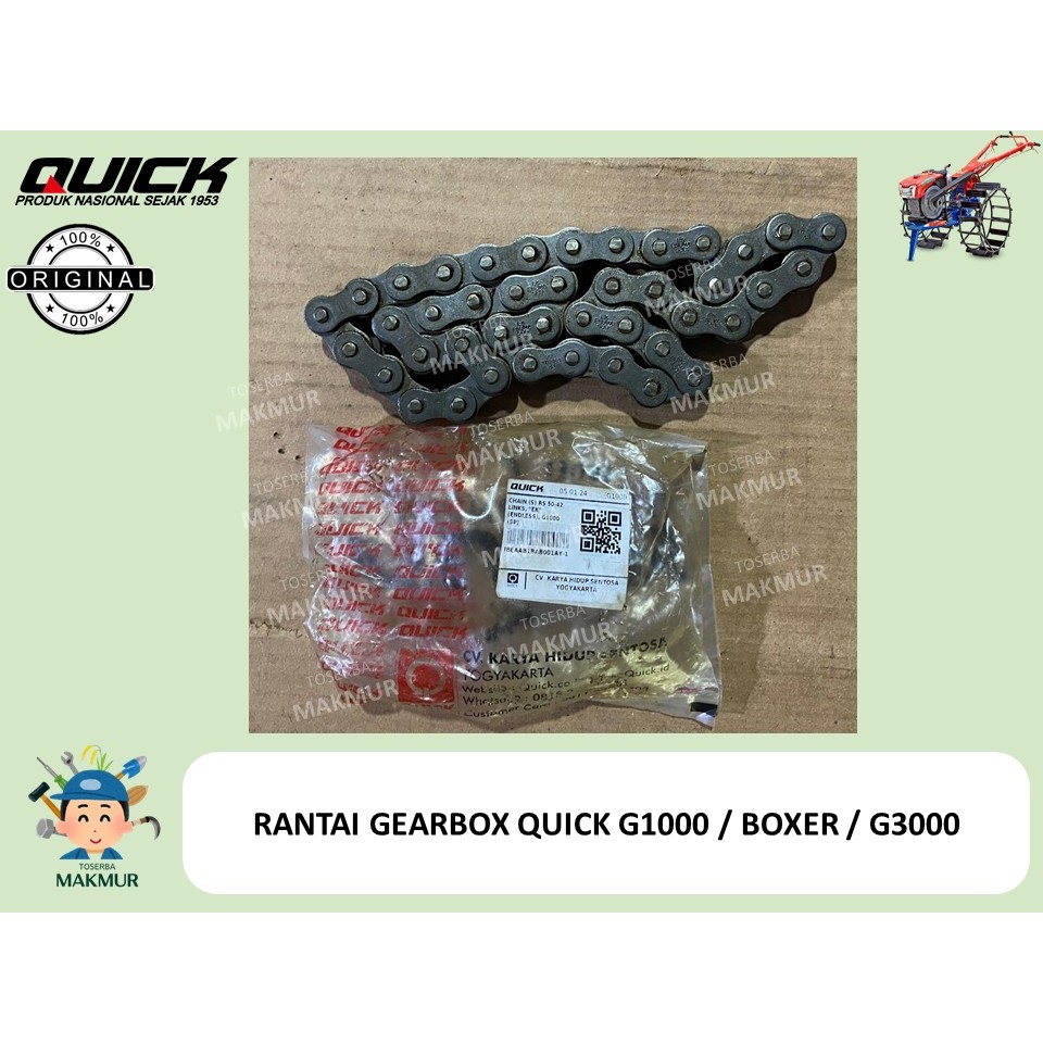 Rantai G1000 / Rantai Gardan Gearbox Quick G1000 / Boxer / G3000 ORIGINAL QUICK